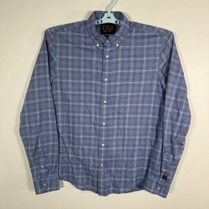 Scotch & Soda Shirt Mens Medium Plaid Button‎ Down Long Sleeve Casual Classic